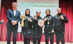 مسابقات کشوری فریزبی سبک میدانی بانوان در گرگان برگزار شد