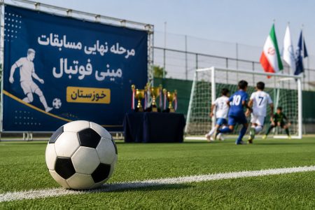 برگزاری مرحله نهایی مسابقات مینی فوتبال در خوزستان