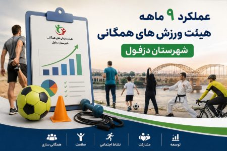 عملکرد ۹ ماهه هیئت ورزش های همگانی شهرستان دزفول