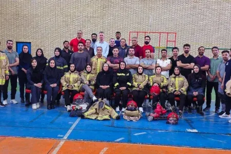 پایان موفق دوره عملی داوری ورزش آتش‌نشانان در بوشهر؛ از آموزش تخصصی تا اجرای میدانی رقابت‌های جهانی