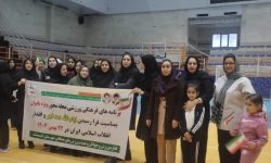مسابقات فرهنگی ورزشی محله محور ویژه بانوان بمناسبت ایام الله دهه فجر در سالن شهید سروندی اندیمشک برگزار شد