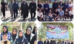 همایش بزرگ پیاده‌روی خانوادگی «شهر پویا» در سوسنگرد برگزار شد